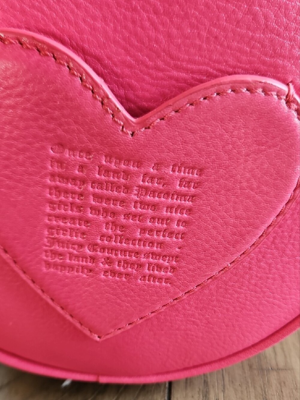 Y2K Juicy Couture Pink Straw Leather Trim Bag with Cherry Charm Coquette Rare - Picture 9 of 16